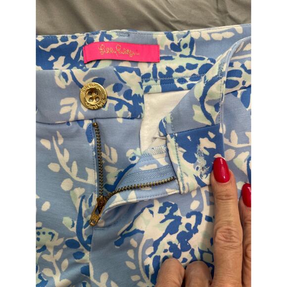 Lilly Pulitzer Blue Turtle Shorts size 0 - Picture 6 of 7